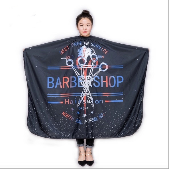 NEW Fashion Polyester Color Digital Printed HairCutting Dyed Barber Cape Cover Salon Aprons