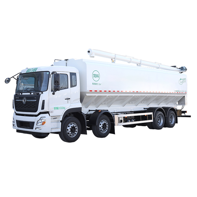 Dongfeng 315 лошадиных сил, 9,1 м, 8x4, грузовик из алюминиевого сплава для перевозки корма животных