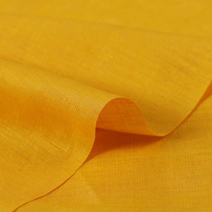 100% linen healthy fabric for fresh spring and summer shirt dress,solid dye fabric