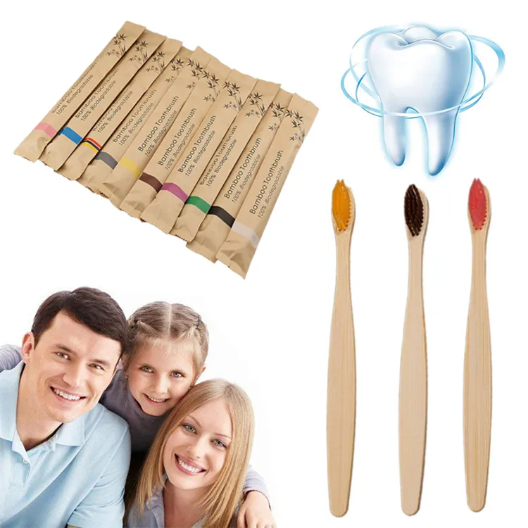 Bamboo Toothbrush Manufacturer Eco Friendly Toothbrush Natural Bamboo Toothbrush Soft Bristle Charcoal Teeth Eco Bamboo Toothbrushes