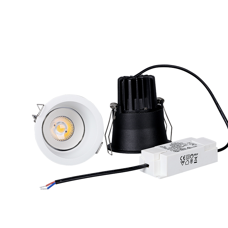 Focus COB Ceiling Adjust Lighting LED Spot Lights Waterproof Recessed Antiglare Track LED Wall Spot Light