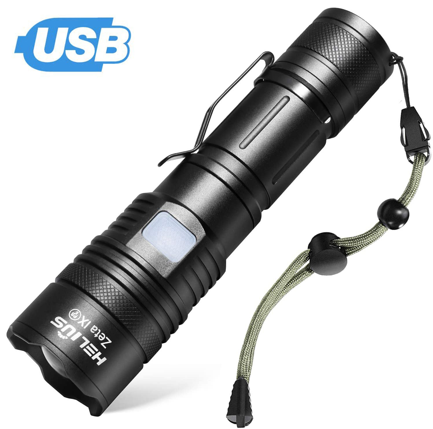 Высокомощная лампа P90 Torch, мощные ручные мини-фонарики, перезаряжаемый и тактический фонарик, светодиодный фонарик, фонарики