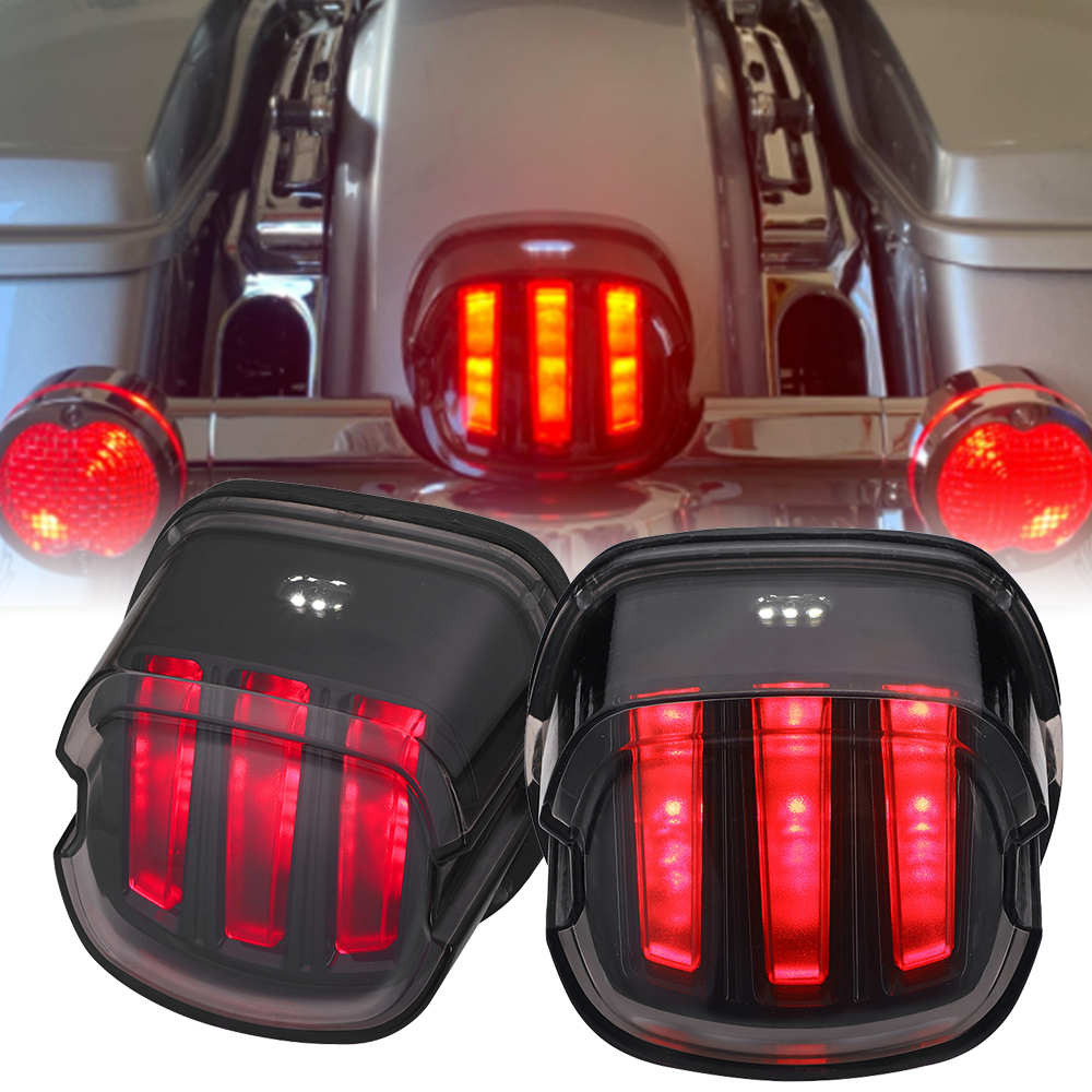 Real bargain eagle claw design motorcycle led brake tail light DOT running stop rear lamp license plate turn signal for Harley