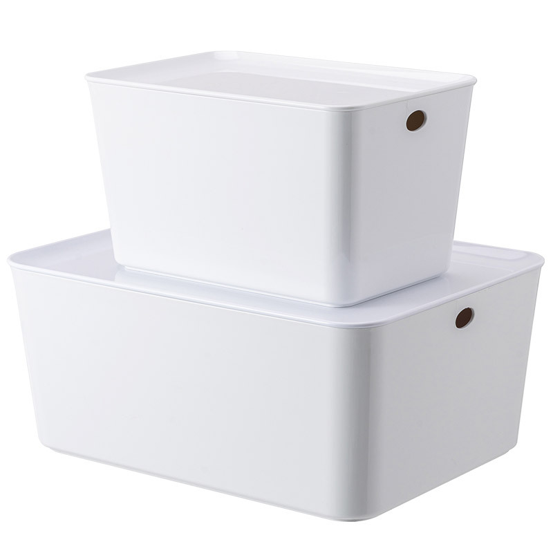 2022 Household Kitchen Multiple Home Storage Organization Boxes Plastic Containers With Lid Stackable Bins