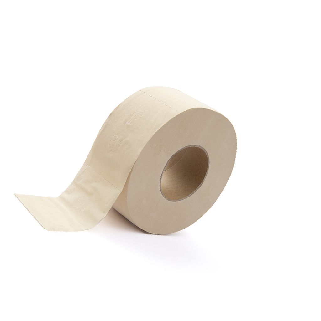Biodegradable oem standard tolet paper recycled jumbo toilet roll tissue paper