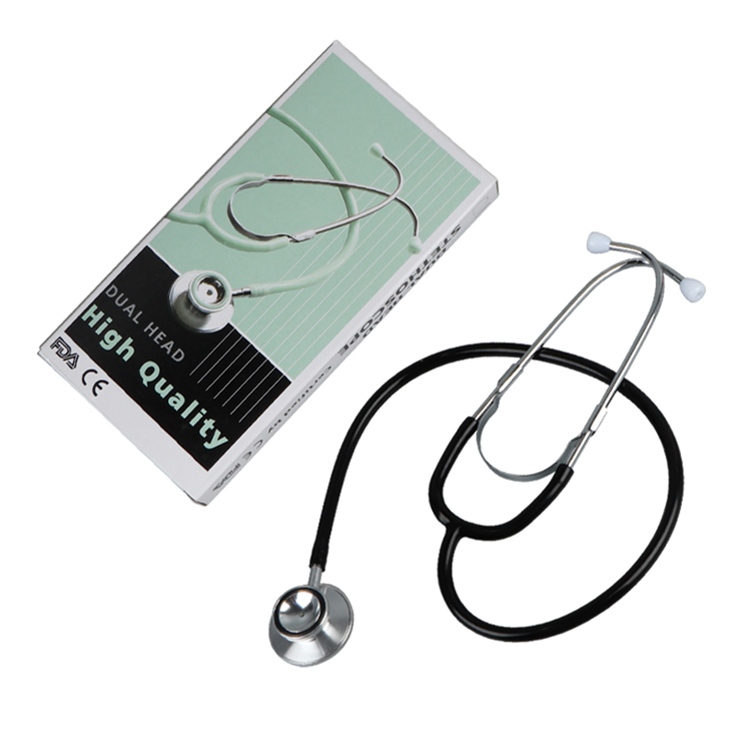 CE ISO Certificated Gray Pink Professional Medical Doctor Single Head Light Weight Stethoscope