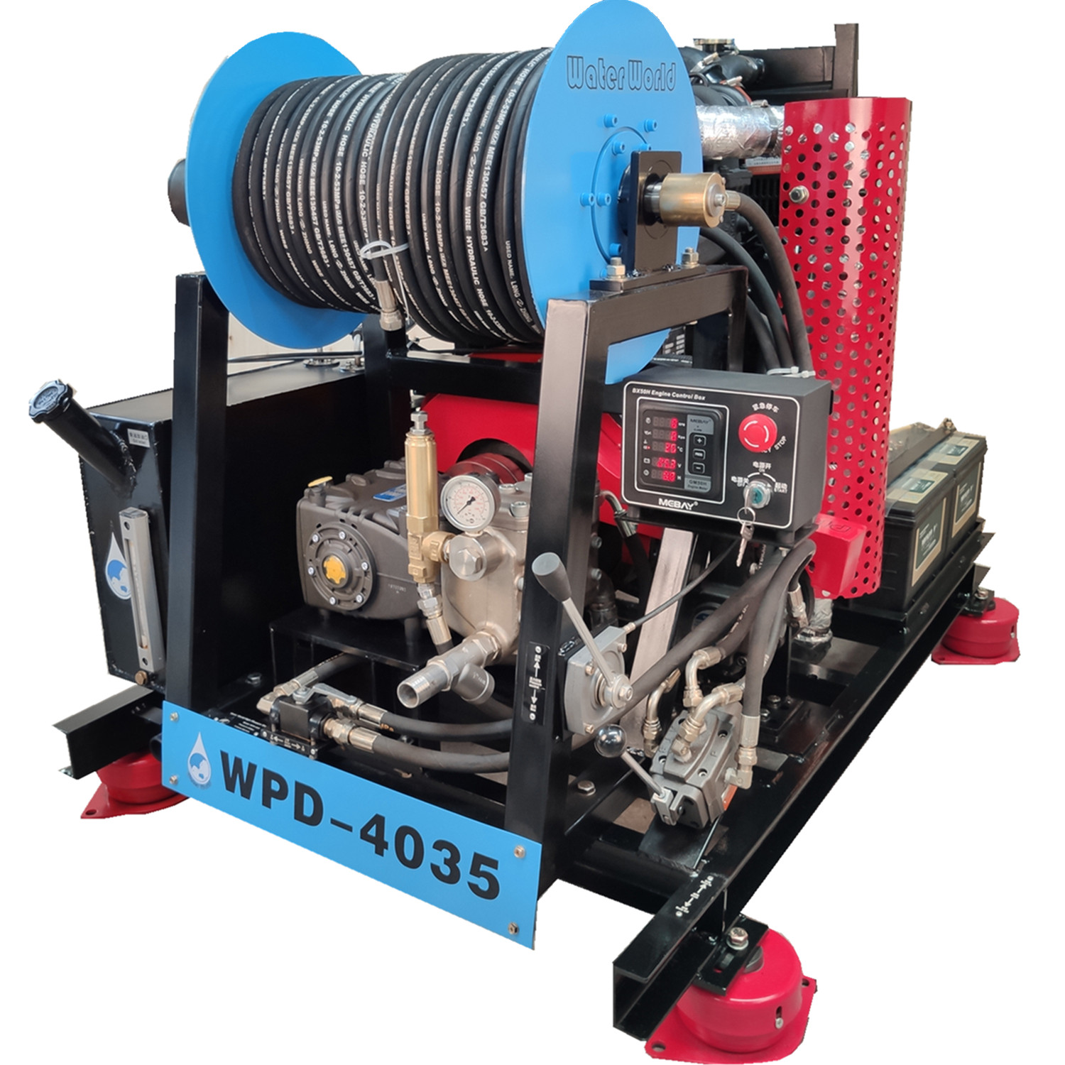 High-Pressure Diesel Water Washer Metal Cleaning Equipment with Pump and Engine Core Components for Farms-New or Used