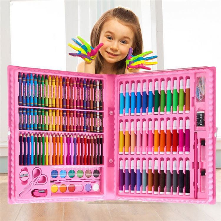 luo 48 Watercolor Brush Pen Markers Sketching Drawing Pen Artistic Children Fineliner Calligraphy Art Marker Dual Tip Brush Pen