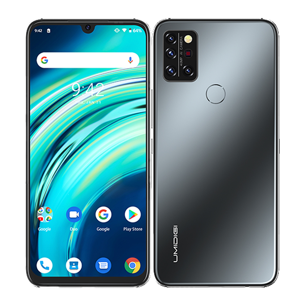 UMIDIGI A9 Pro мобильный телефон на андроиде, глобальная версия Helio P60 48MP Quad камеры мобильного телефона 6150 мач 6,3 "FHD + безрамочный экран 6 гб 128 гб смартфон