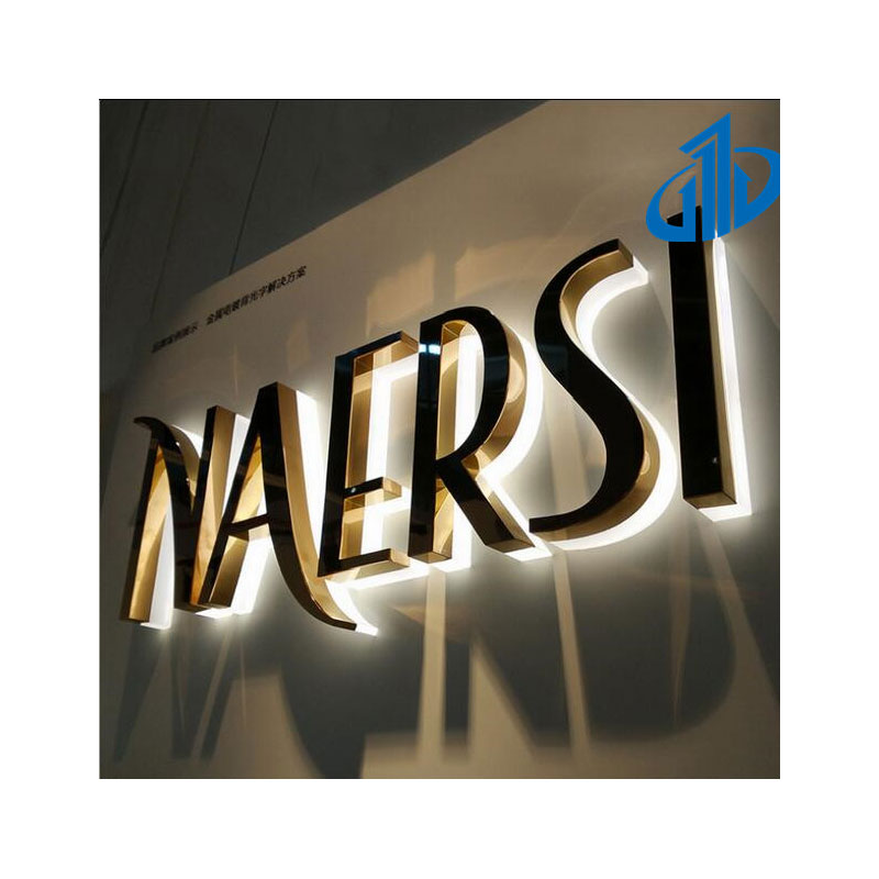 Storefront 3d company logo signs for building