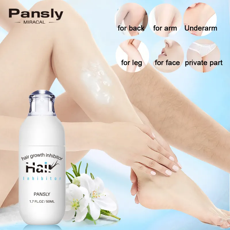 PANSLY Inhibits Hair Growth Emulsion Whole Body Prevents Hair Growth Being Mild Non-Irritating Body Hair Removal Cream
