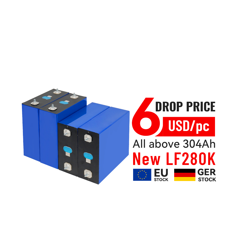Exliporc EU Stock DDP Быстрая доставка 3,2 В 280Ah Lifepo4 батарея призматические 6000 циклы LF280K литиевая батарея