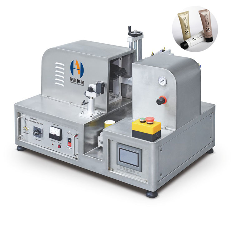 China Shenghao semi-automatic ultrasonic plastic pipe hose sealing machine