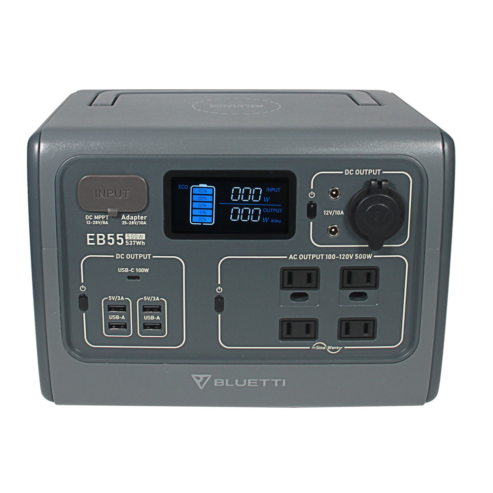 500W 700w 1000W солнечный внешний источник питания высокой емкости портативная электростанция 500wh