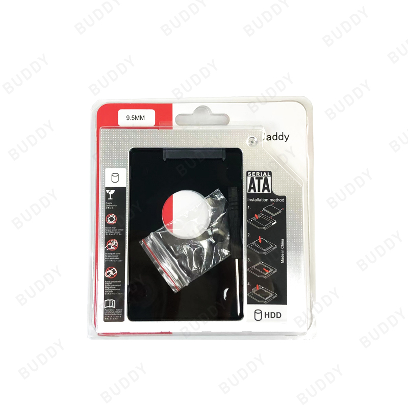 Caddy HDD 9,5 мм жесткий диск 2-й Caddy HDD корпус SATA к SATA 2,5 дюйма для ноутбука жесткий диск