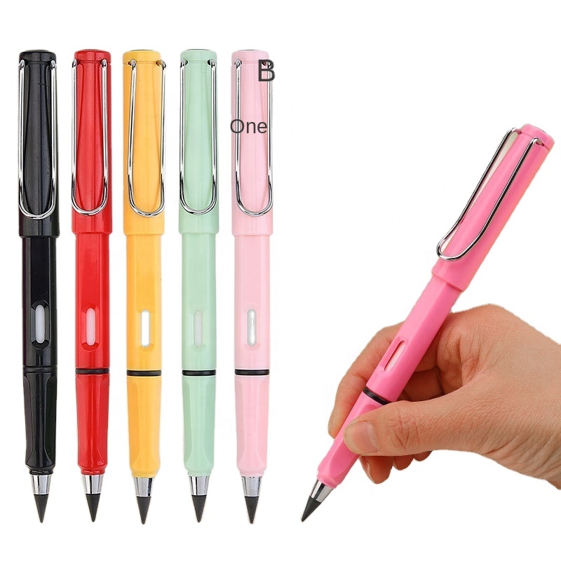 No need for ink eternal pen erasable black technology pencil free sharpening continuous lead plastic pen