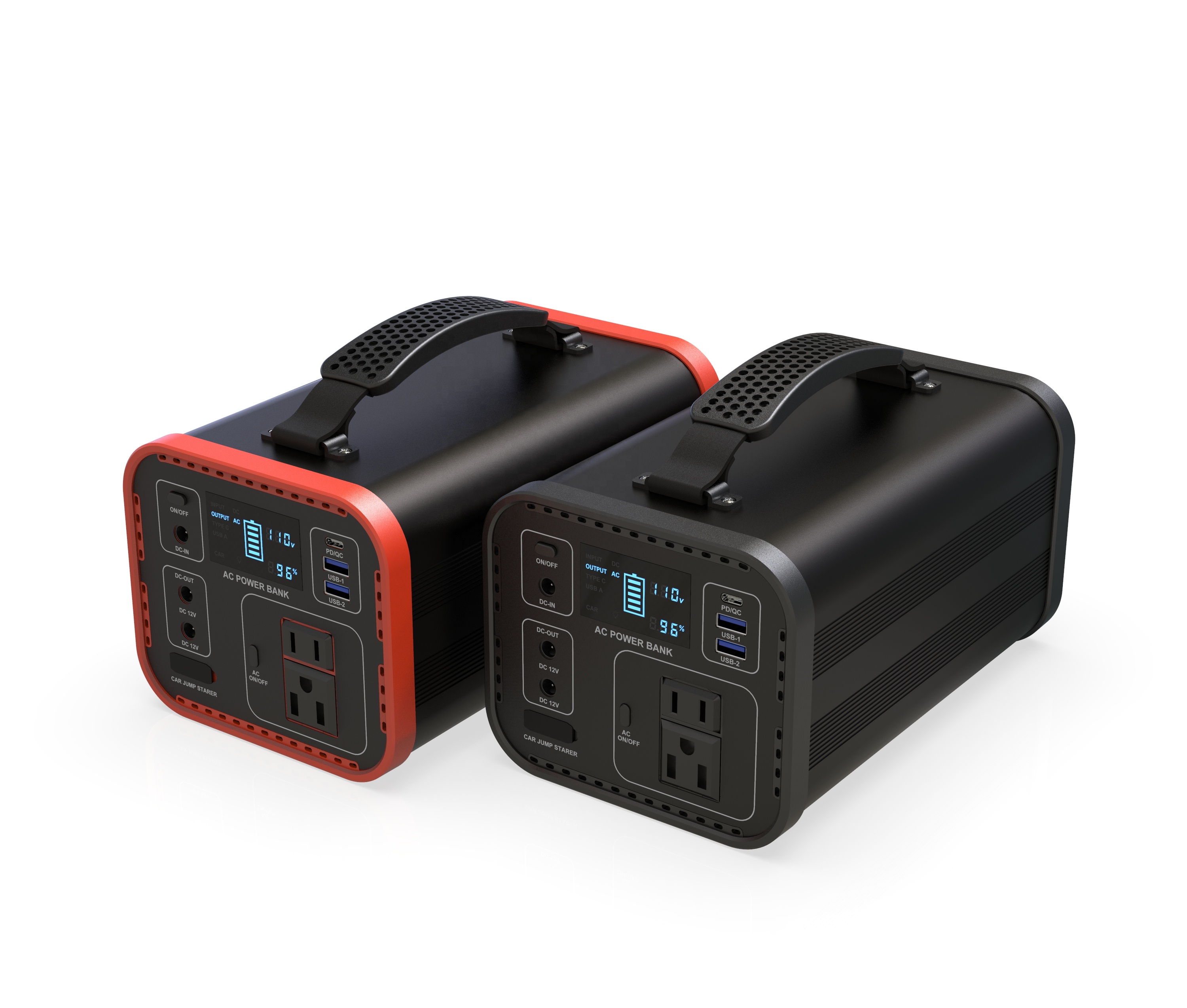 Portable Solar Panel Charger Lithium Ion 81600mAH Power Station 300W Outdoor Power Bank