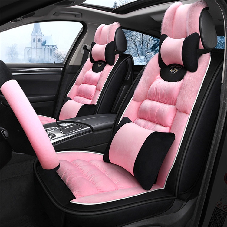 Fashion Warm Luxury Velvet Seat Covers For Car Seat, Eco-Friendly Material Car Seat Cover