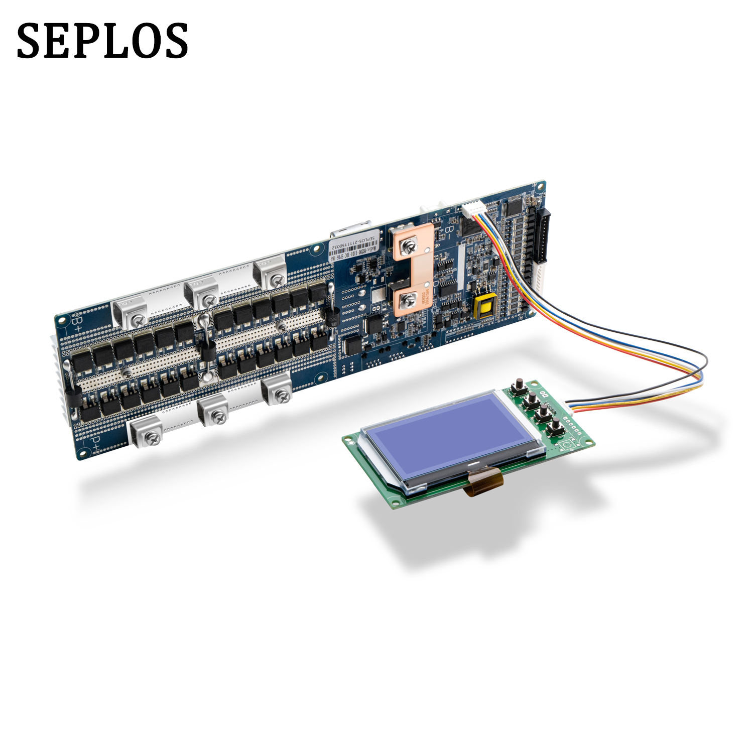 Seplos 50A/100A/150A/200A 24V/48V CAN/RS485 PCB battery protection board Balance lithium Integrated smart 8s 16s 48V Lifepo4 BMS
