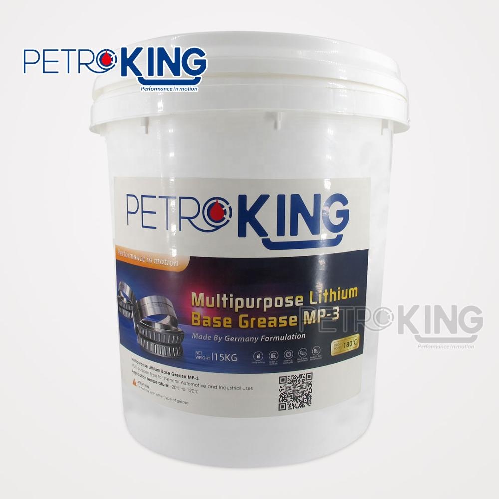 PETROKING прозрачная смазка на литиевой основе mp3 в ведре 15 кг