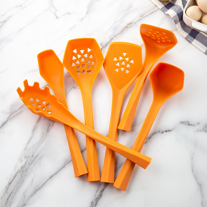 6pcs novelty innovative ultimate nylon kitchen cooking utensil accessories set for the kitchen with potato masher