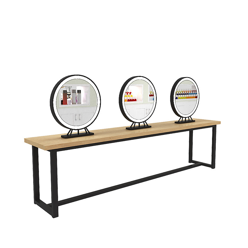 double sided led styling mirror station salon make up station for wholesales