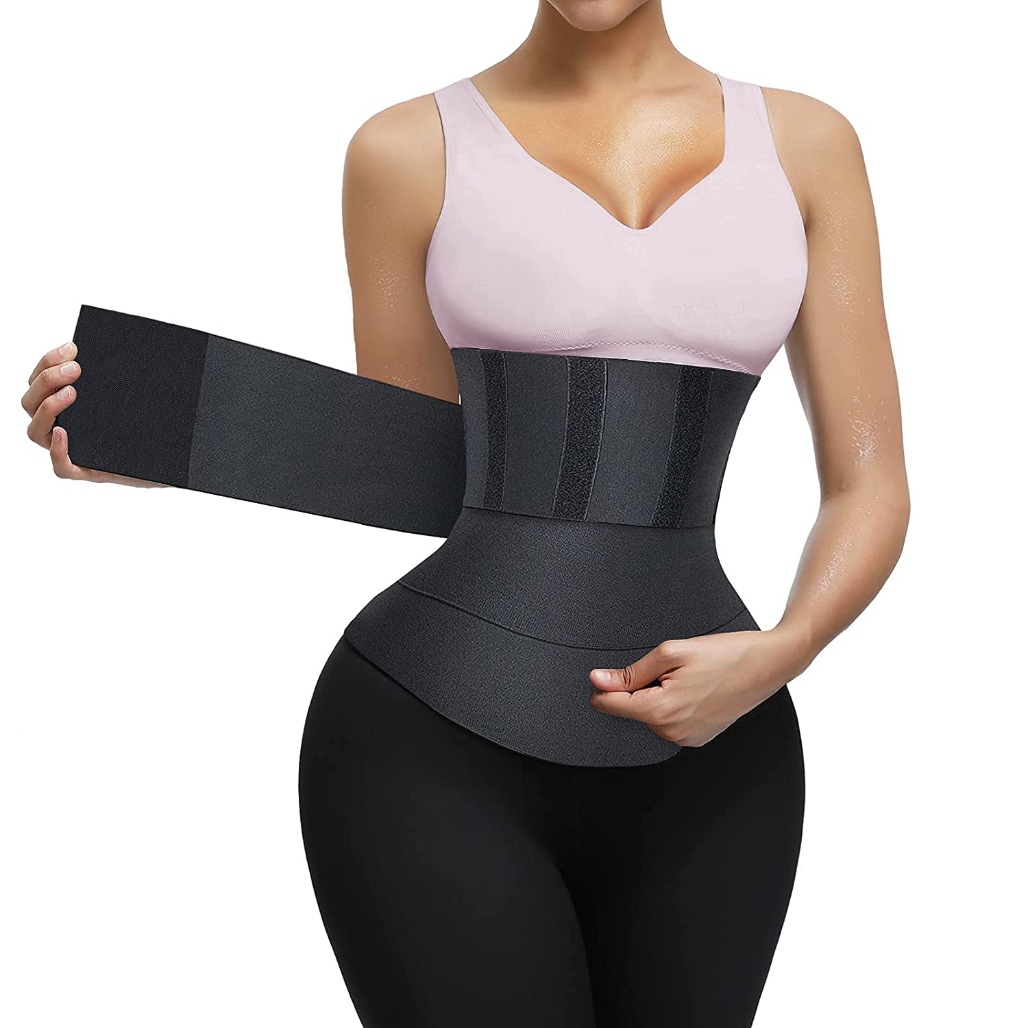 Wholesale Women Body Shaper Rubber Waist Trainer Slimming Body Shapewear Waist Trainer Slimming Belt Tummy Trimmer Belt Shaper