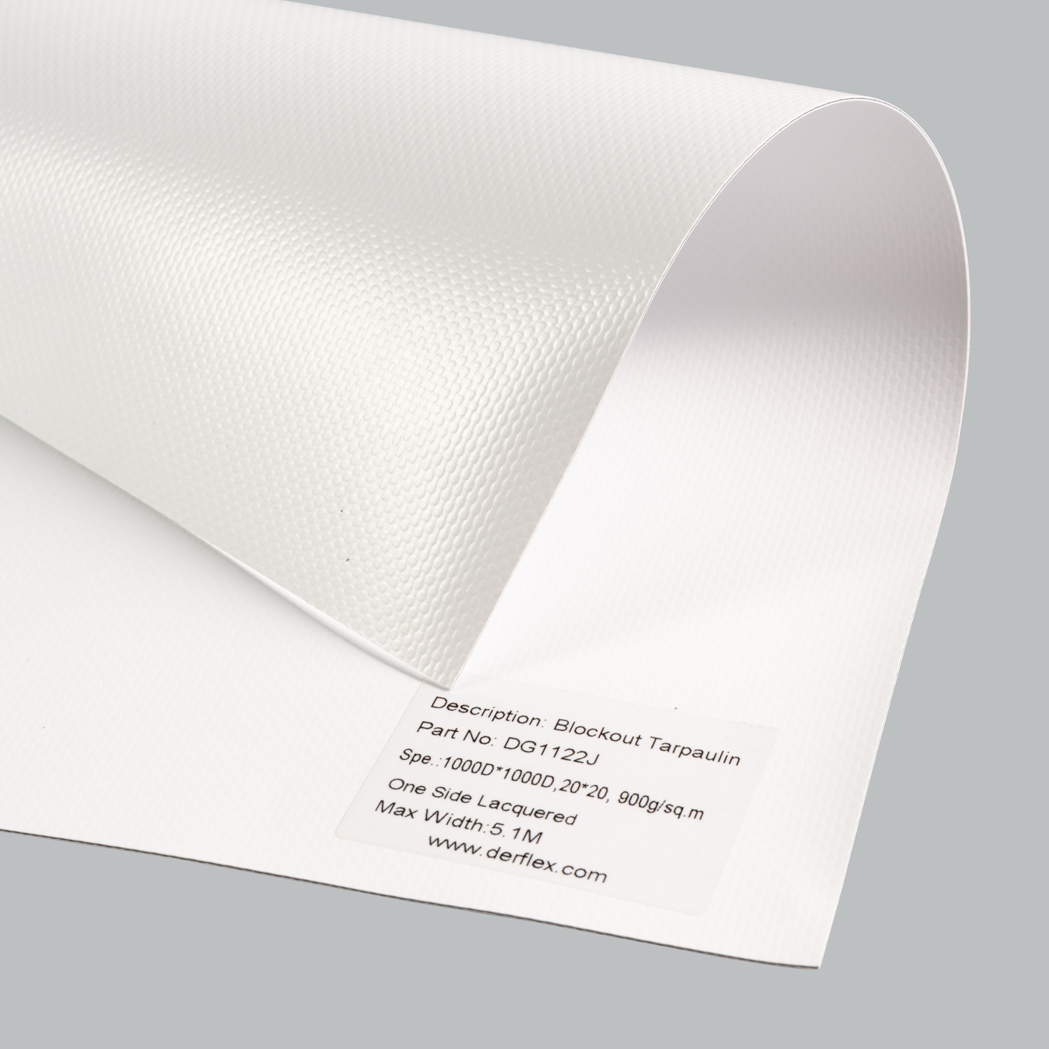 DERFLEX Tensile sunshade pvc tarpaulin and strip tarpaulin awning fabric