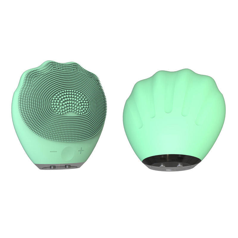 New Design Waterproof Cleaning Exfoliator Beauty Device Skin Care Face Silicone Electric Cleansing Facial Brush