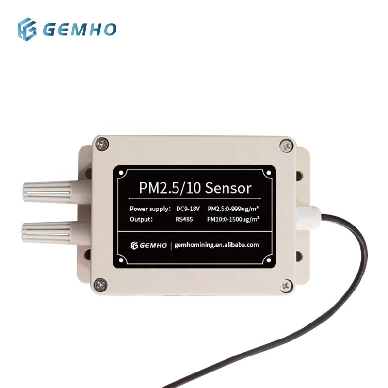 Датчик пыли GEMHO RS485/аналоговый, 4-20 мА/0-10 В, PM2.5 PM10