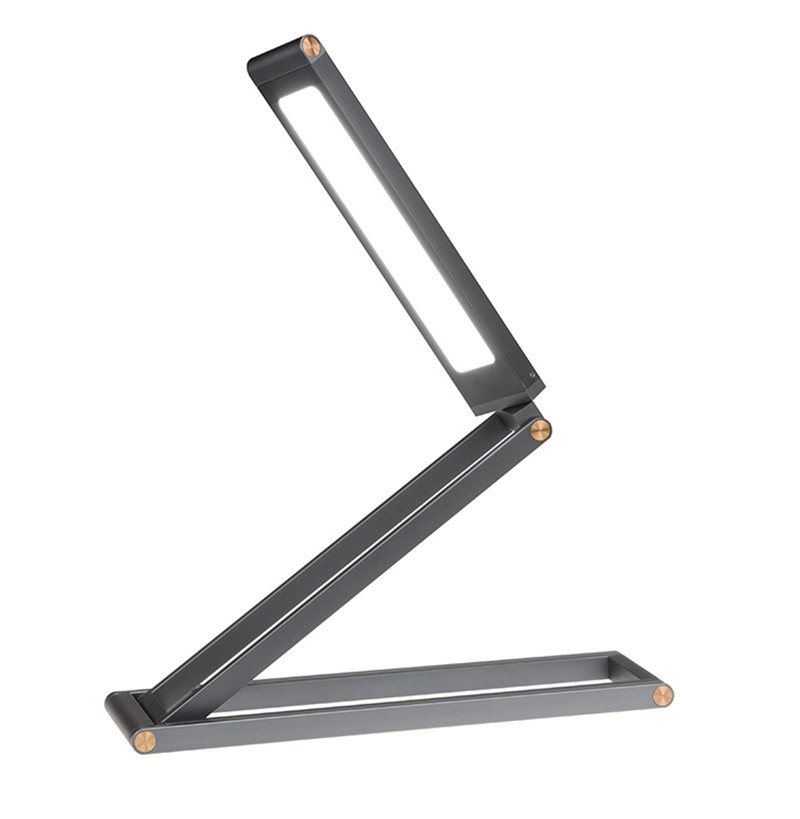 Elegant Rechargeable mini led flashlight Aluminium Foldable Dimmable LED Desk Light Table Reading Lamp