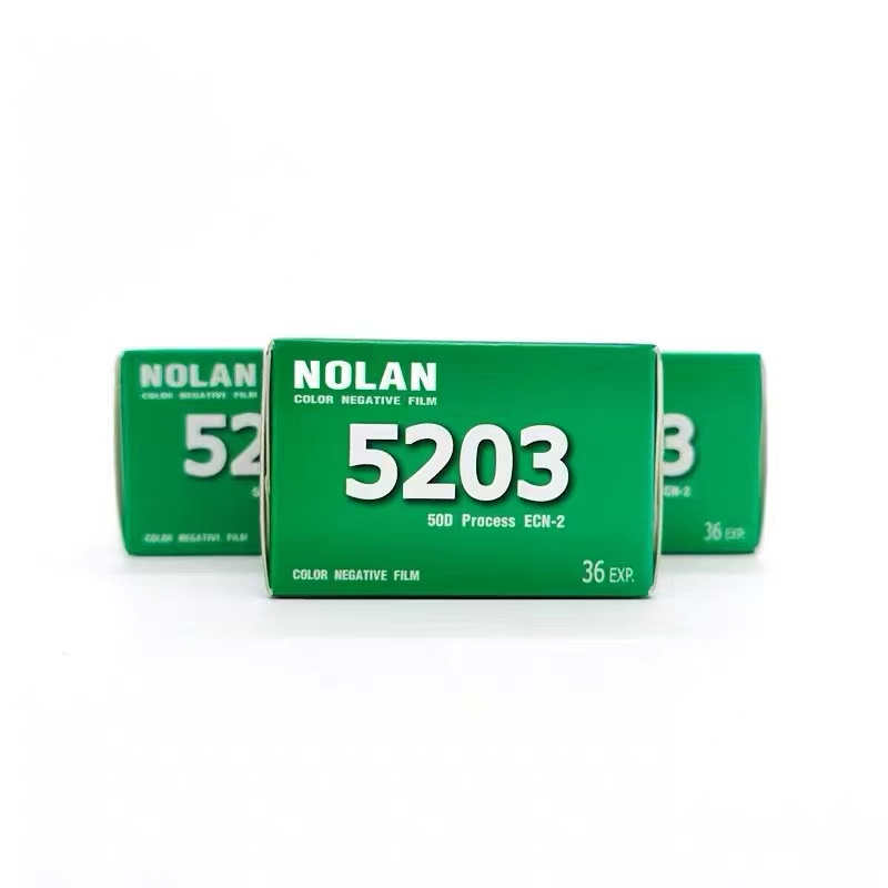 Новинка 1 рулон цветной пленки Nolan 5203 135 рулон отрицательной пленки ECN2 обработка Iso 50 36EXP/рулон