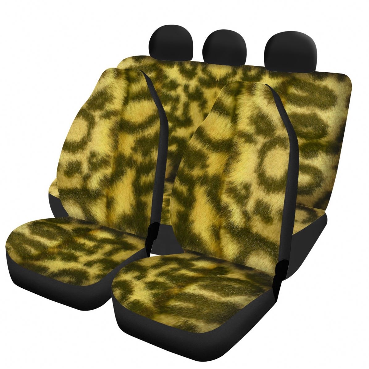 Stylish Leopard Printed Universal Custom Designer Sublimation Seat Cover Accessories For Car Essential Accesories