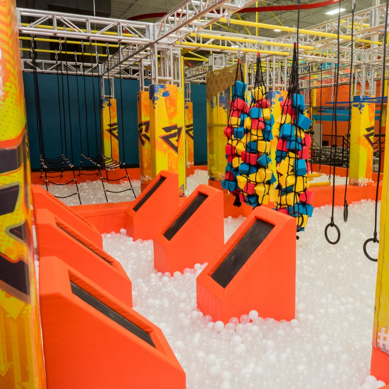 Commercial Kid Playground Junior Training Indoor Child Jump Parkour Equipment Tag Obstacle Course Ninja Warrior