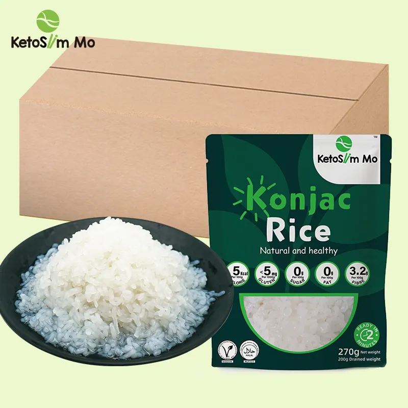 Diet Food Products Made Rice Sugar Free Shirataki Rice With Low Calories Konjc Rice