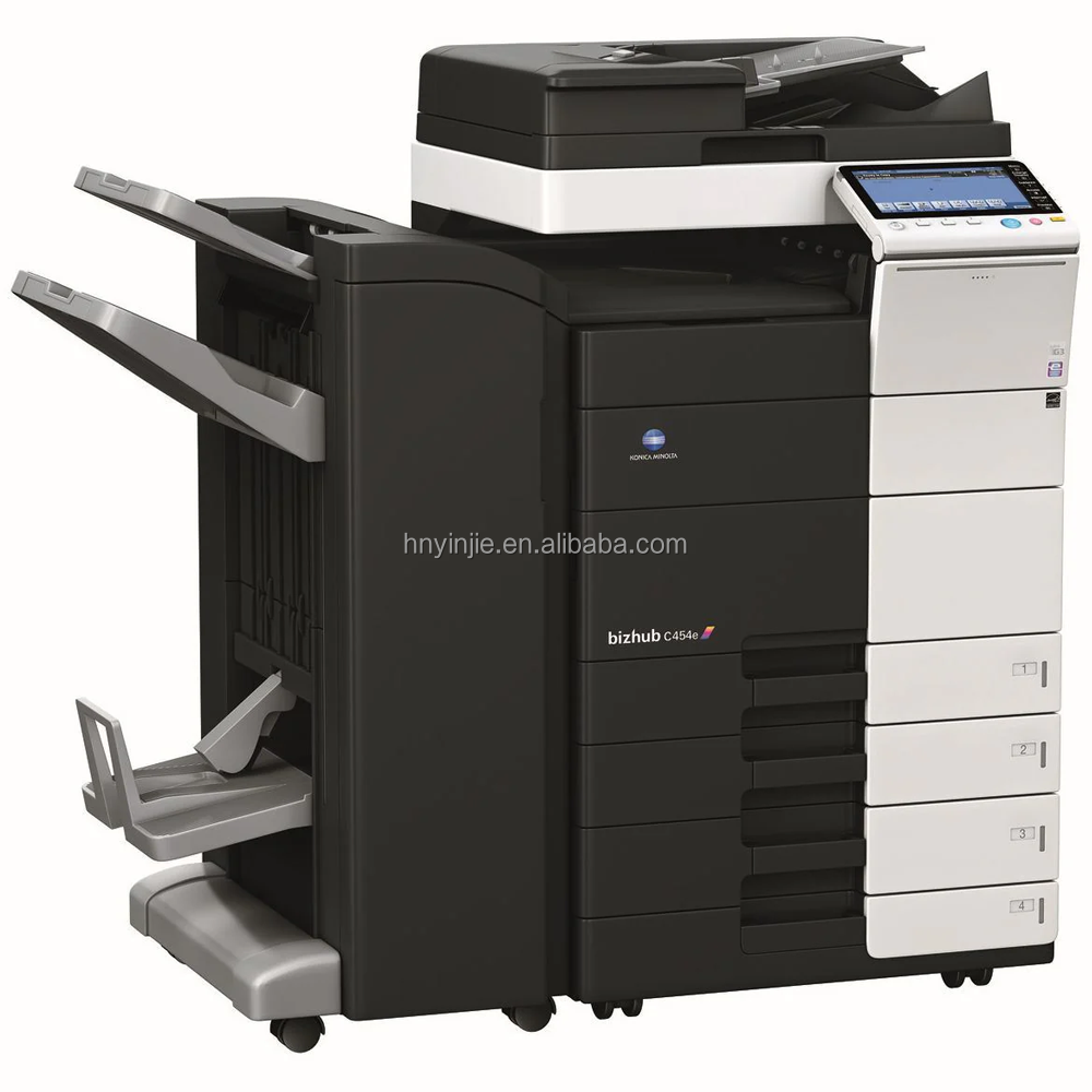 Factory Sales Used Photocopy Machine Color Laser Printer For Konica Minolta bizhub C454 454e Copier Printer Scanner