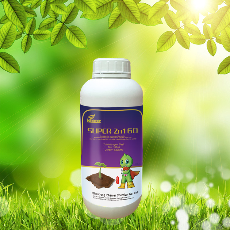 Agricultural Used Bottled Liquid Zinc Nitrogen Element Organic Fertilizer- Ichemer Super Zn160