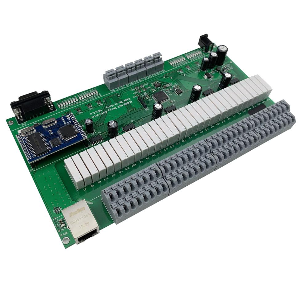 32 канала Ethernet триггерный релейный модуль с GPIO локальной сети Wan RJ45 RS232 TCP IP программы макетная плата "сделай сам" умный дом