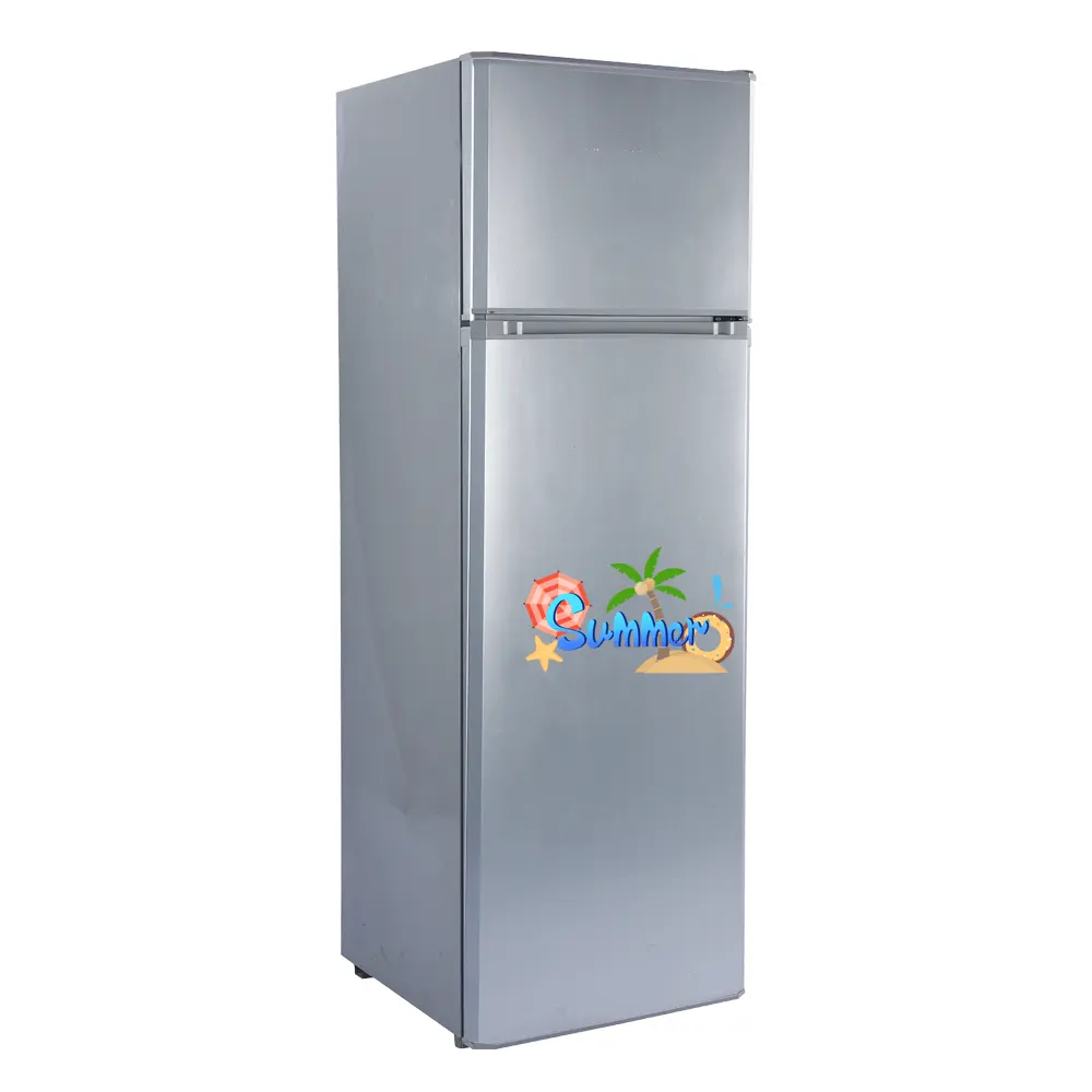 BCD-268 DC high quality refrigerator 268 liters off grid solar fridge