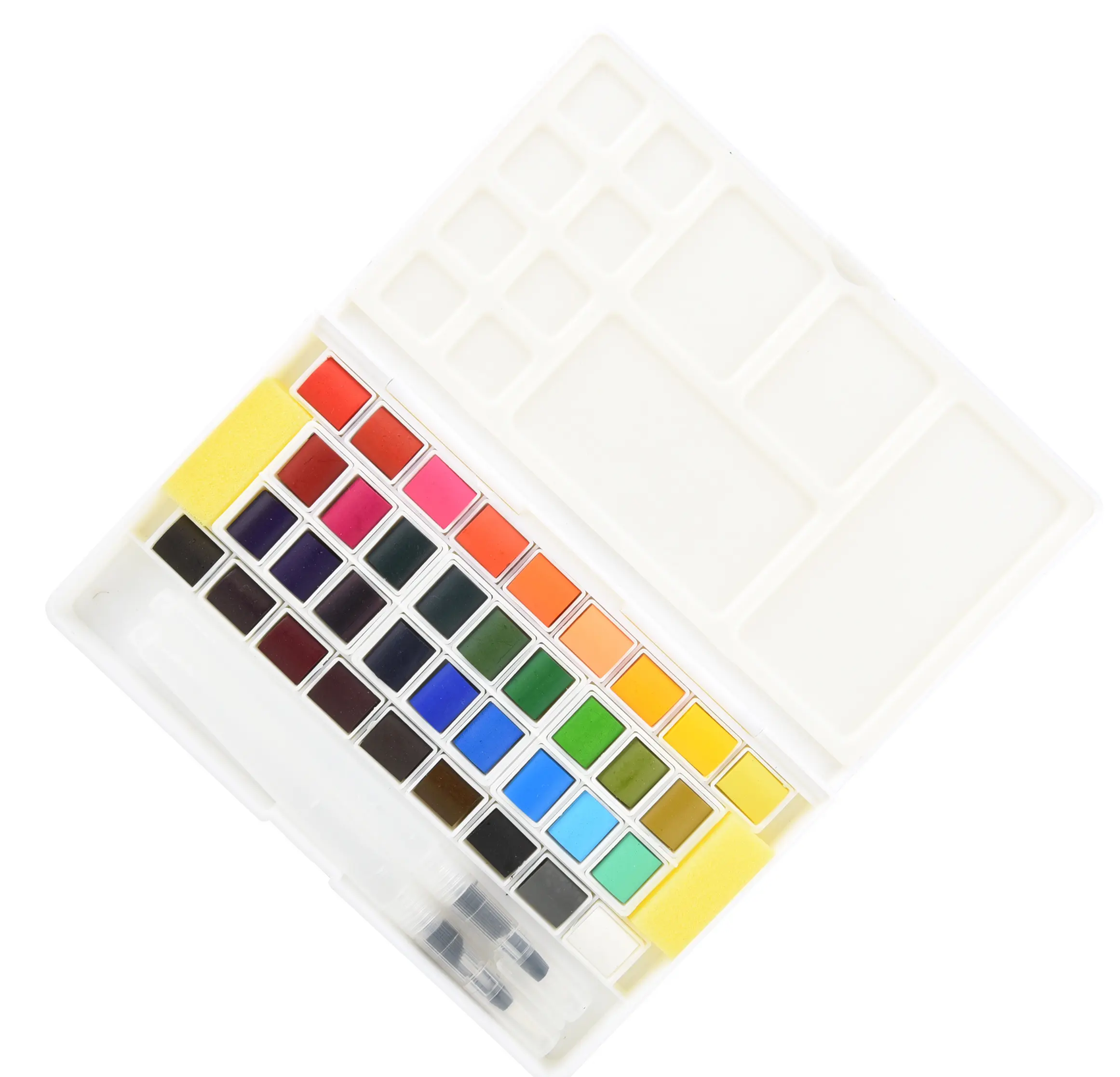 Professional grade quick drying solid water color colour drawing paint set for painting