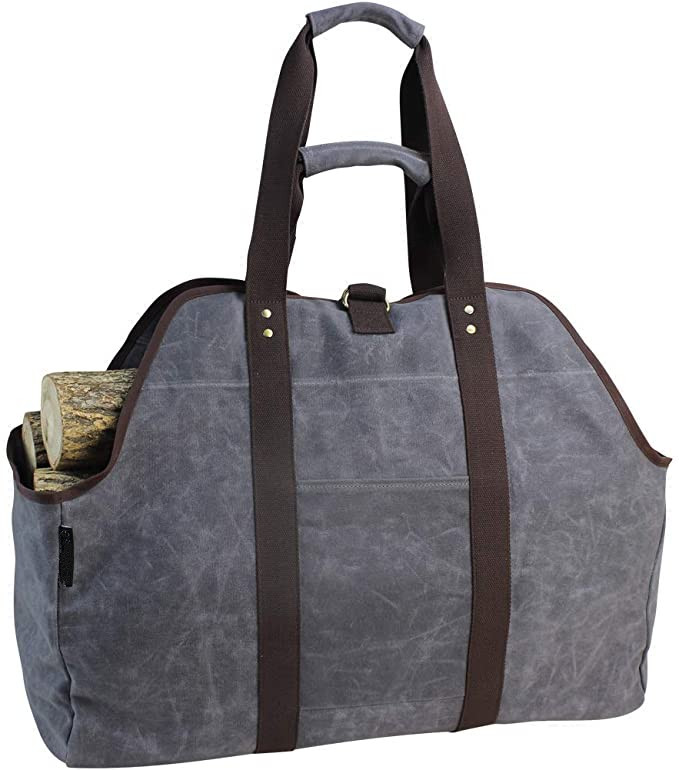 OEM Canvas Firewood Log Carrier Firewood Bag Wood Bags