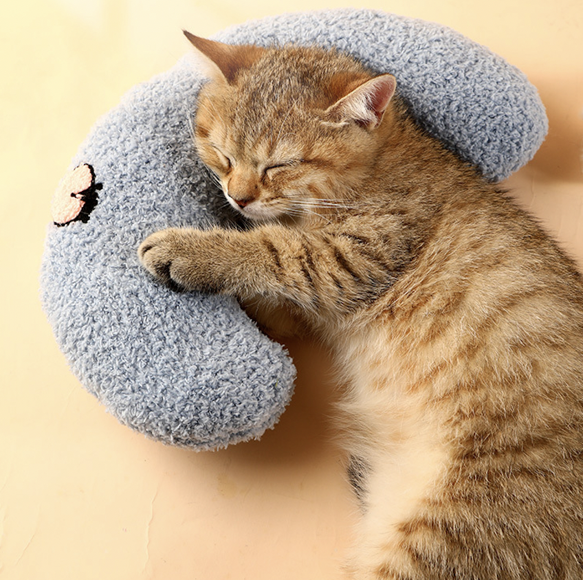 Wholesale Mechanical Washable deep sleep U-shaped pet pillow dog cat pillow pet bed