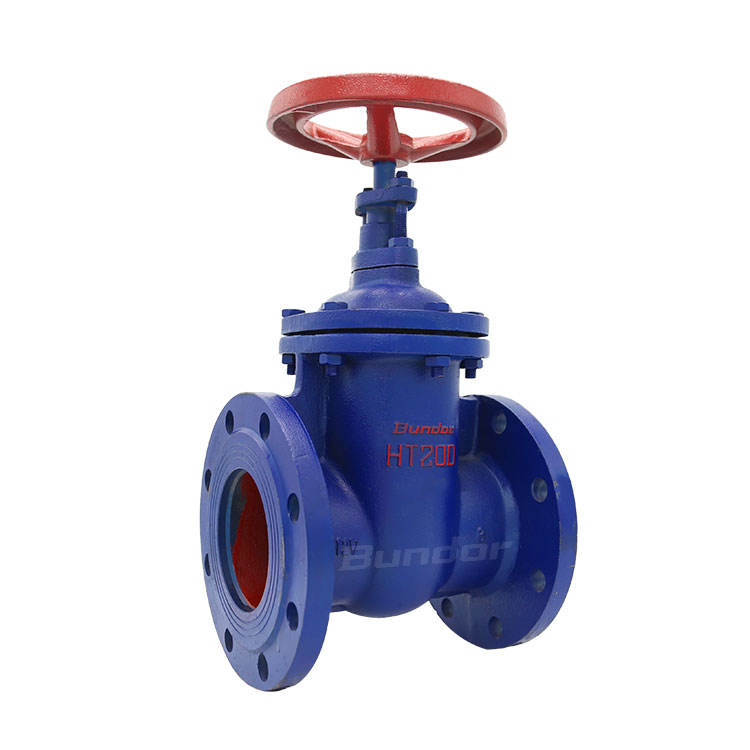 Bundor Industrial Ductile Iron Non Rising Stem DN40-300 PN16 Water Flange Gate Valve