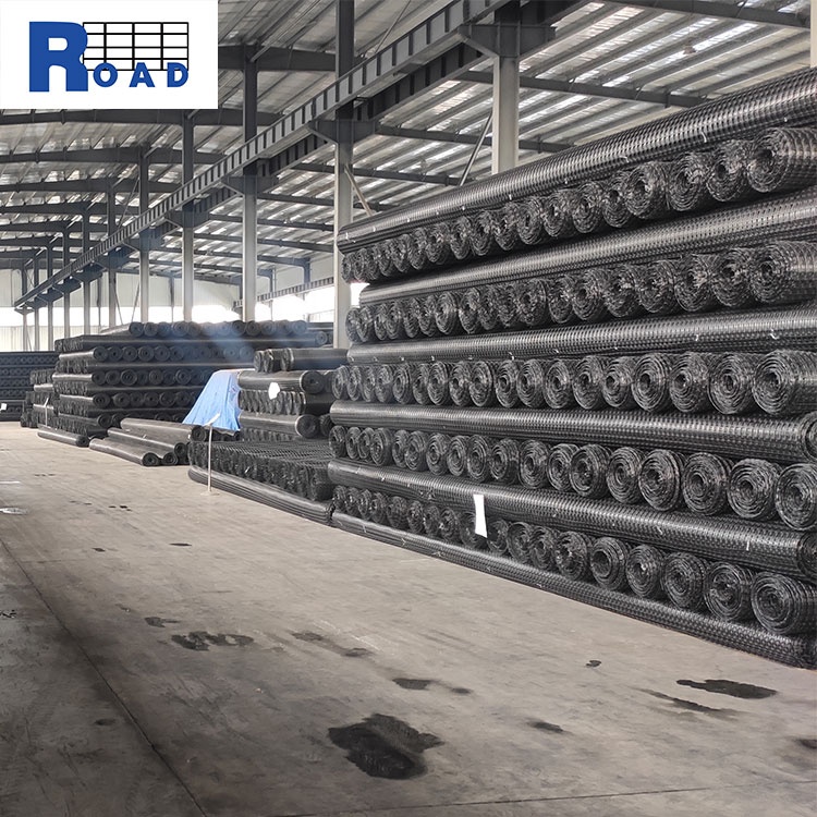 Geo t15 Plastic Grid Panel Biaxial Two Way Geogrid For Soil Stabilization