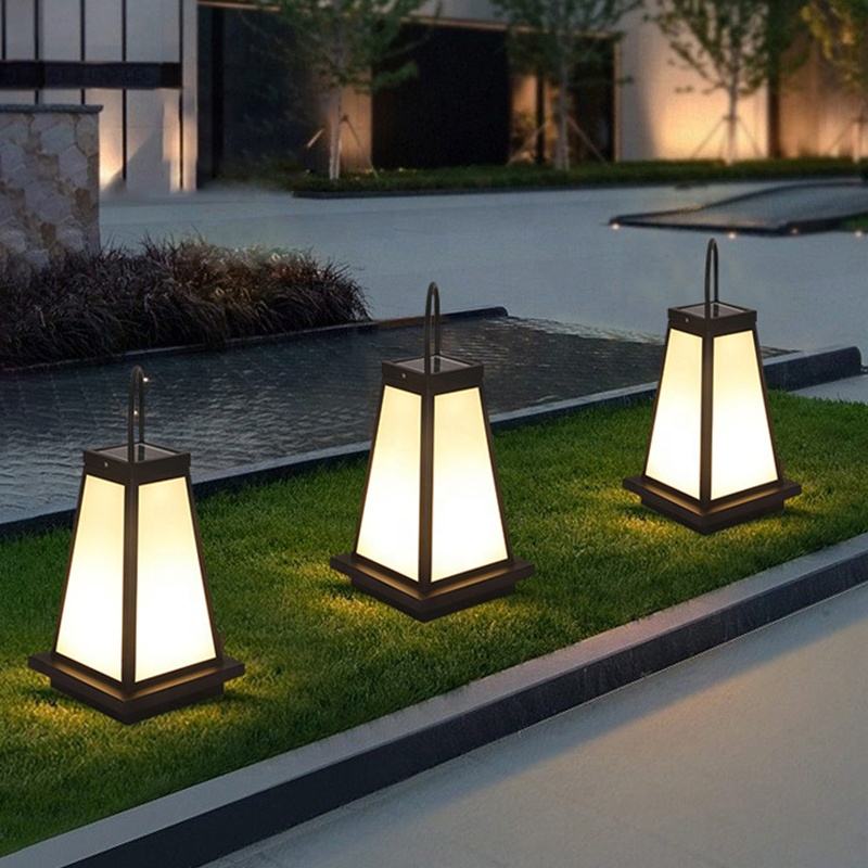Wind lamp Japanese sushi restaurant floor lamp outdoor garden lawn lamp Japanese modern garden decoration