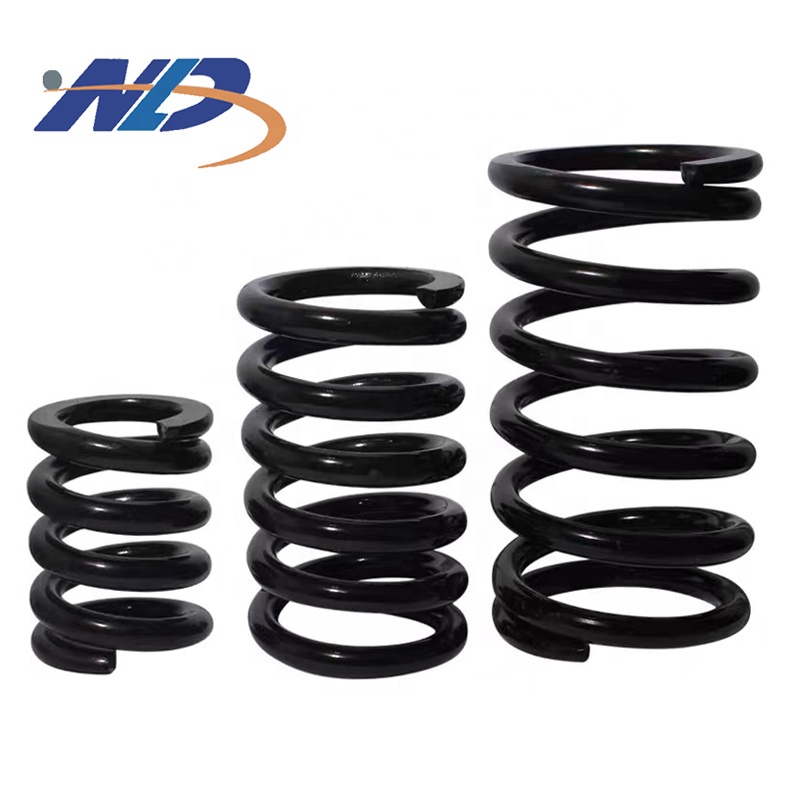 Custom alloy 304 stainless steel small long die 5mm flat wire toy coil compression springs