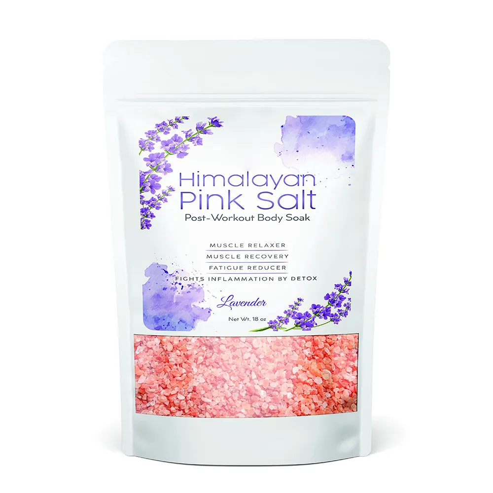 Custom Himalayan Pink Bath Salt with Lavender