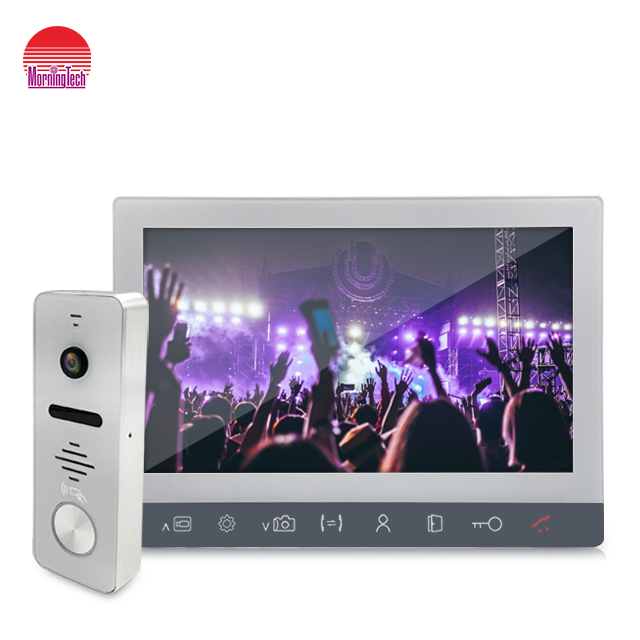 Morningtech FHD 7 дюймов TFT цветной ЖК-монитор домофон с камера со слотом для мульти-квартира