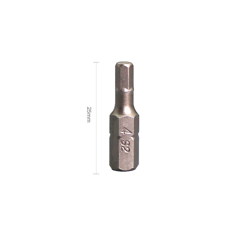 25mm hex head insert bits 1/4" hex shak  20packing S2 CRV steel
