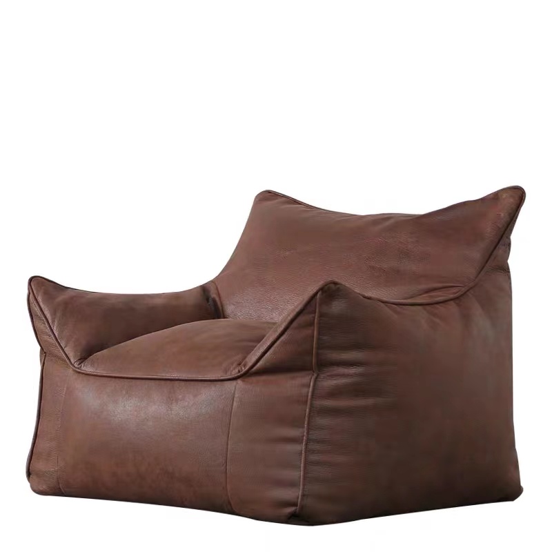 Nordic couch beanbag light luxury living room single retro sofa chair recliner